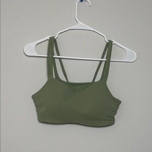 Nike Pro Sports Bra in Olive Green